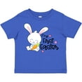 thumbnail image 3 of Inktastic My 1st Easter with Cute Bunny and Carrot Boys or Girls Toddler T-Shirt, 3 of 5