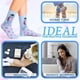 thumbnail image 5 of Zapatillas y calcetines Disney Stitch para mujer, paquete de 2, forro polar esponjoso, azul, 5 of 6