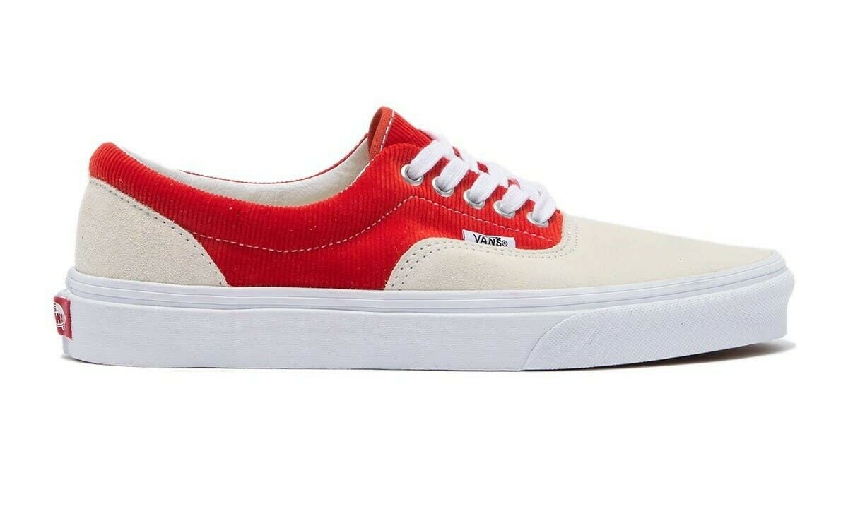 Vans Era Retro Skate Red/Orange/Marshmallow Men's Classic Skate Shoes Size  7.5 - Walmart.com