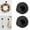 Black-2PC, variant on Suction Cup Hooks for Wreaths on Glass,2026 Wreath Hangers for Front Door,No Drill Suction Cup Hooks,Metal Towel Hooks for Window Bathroom Mirrors,Christmas Decorations Outdoor
