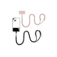 thumbnail image 1 of 2 Correa Para Celular Cuerpo Cruzado Ajustable Negro+rosa, 1 of 4