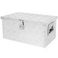 thumbnail image 3 of SCITOO 20 Inch Aluminum Truck Bed Tool Box,Heavy Duty Diamond Plate Trailer Tool Box with Lock Keys,Tool Storage Organizer Chest for Pick up,Truck Bed,ATV,RV TrailerWaterproof Silver 20X12X9.5, 3 of 4