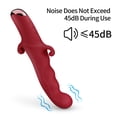 thumbnail image 4 of MLSICE 10 Vibration Modes Female G Spot Vibrator With External Knocking Design , Soft Silicone Waterproof Usb Rechargeable Vibrator - Purple, 4 of 7