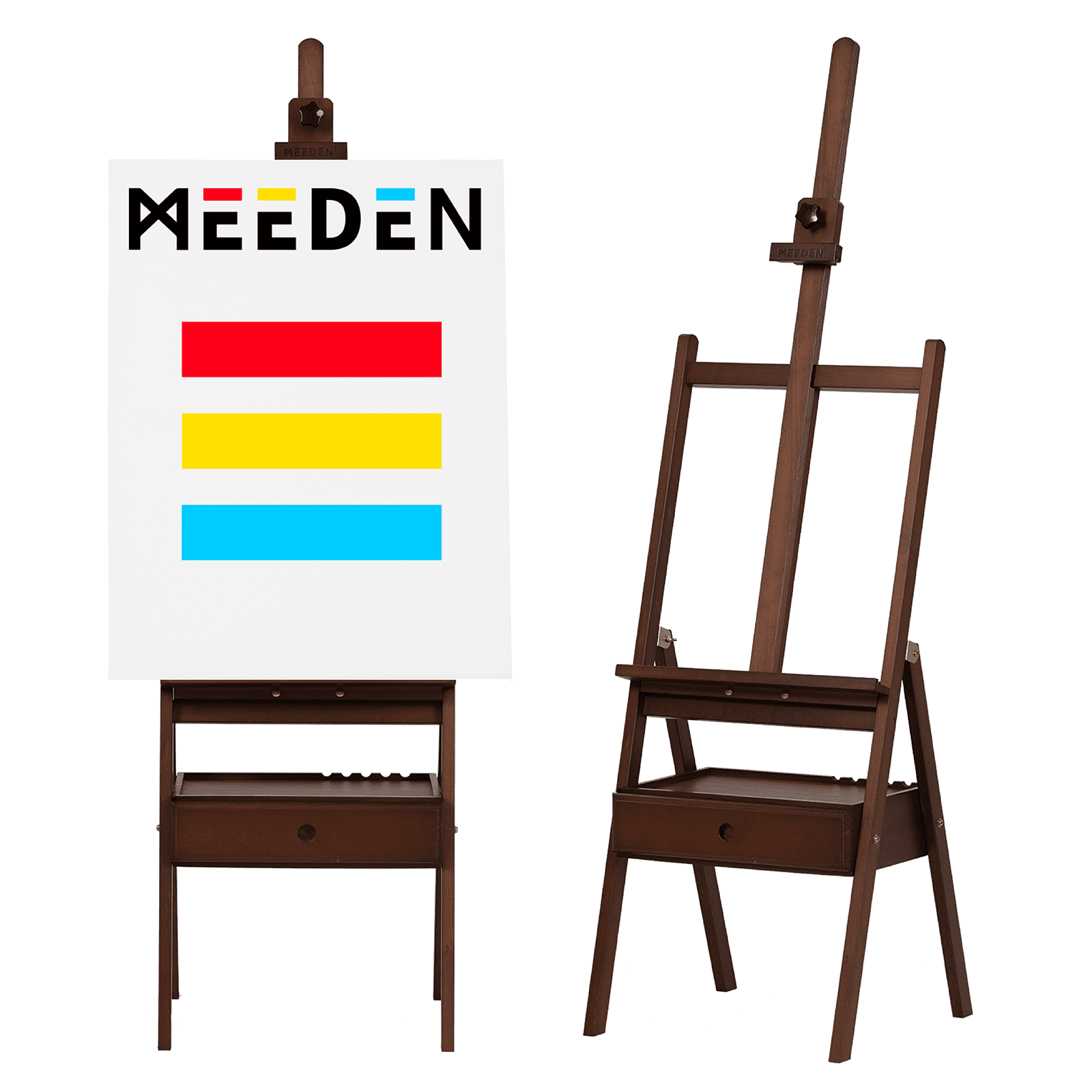 MEEDEN Studio HFrame Easel with Art Supply Storage Drawer Adjustable