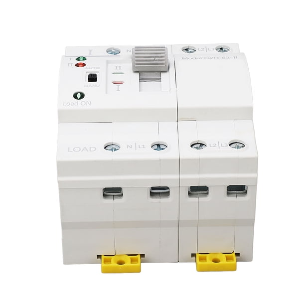 Interruptor De Transferencia Automática De Doble Potencia 63A, Interruptor De ATS Retardante De PC Con Respuesta Rápida Para De CA 50 60Hz