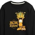 thumbnail image 3 of Garfield - Mother's Day - Mom Rules - Toddler & Youth Long Sleeve Graphic T-Shirt, 3 of 5