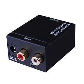 Vanco 280519 RCA Analog to Coaxial Digital or Toslink Audio Converter Vanco 280519 RCA Analog to Coaxial Digital or Toslink Audio Converter