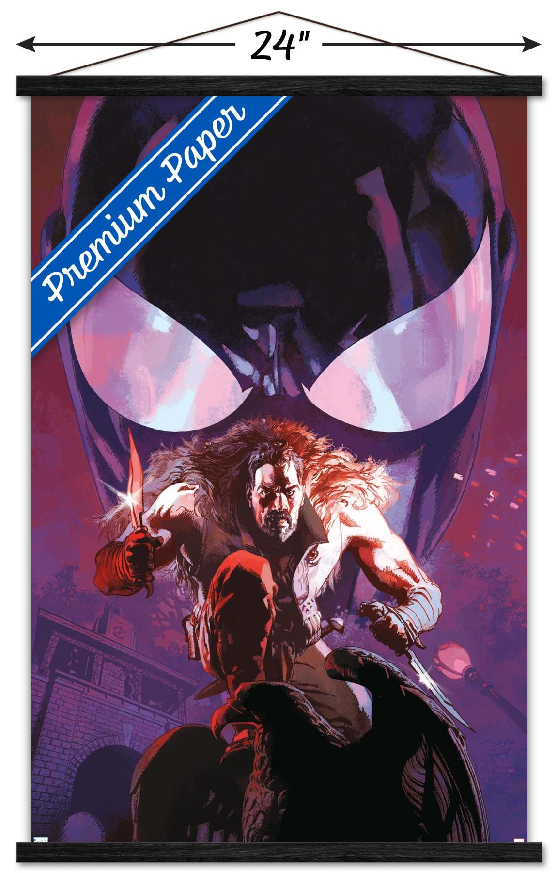 Marvel Kraven The Hunter - Amazing Spider-Man #21 Wall Poster with Magnetic Frame, 22.375" x 34"
