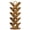 Rustic Brown, variant on 16-Tier Tree Rotating Bookshelf, 360 Degree Spinning Standing Bookcase for Magazines DVDs Books, Corner Bookcase for Living Room Bedroom Study, Rustic Brown