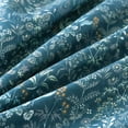 thumbnail image 3 of Floral Funda Nórdica King Suave 100% Algodón Floral Azul Juego de Funda Nórdica Chic, 3 of 8