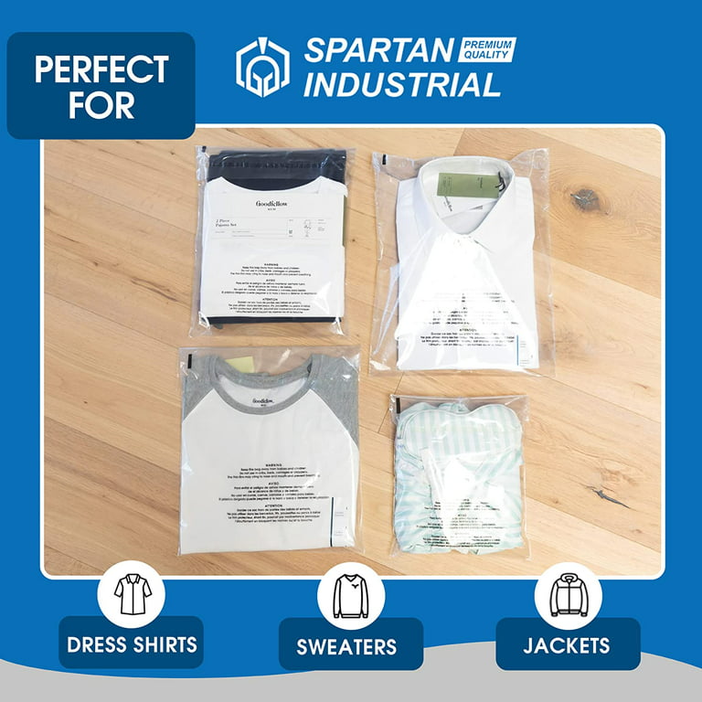 9 X 13 Inch Clear Poly Bags resealable Tshirt Bags Self Seal Cellophane  Bags Adhesive Mail Bags for Packaging Clothing Shipping Small Business