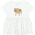 thumbnail image 3 of Inktastic Bulldog Girls Baby Dress, 3 of 5