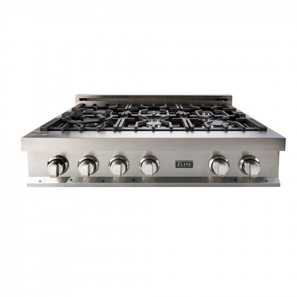 ZLINE 36 in. Porcelain with 6 Gas Burners (RT36)