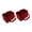 Burgundy, variant on POYOGA 2Pcs Elegant Felt Wine Bottle Organizers 6 Capacity Nonwoven Party Essential