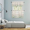 thumbnail image 5 of Vintage Flower Kitchen Curtains Sets for Windows 36 Inch Length, Botanical Wildflower Plant Country Daisy Rod Pocket Window Treatments Tier Curtains and Valances Set for Bedroom/Bathroom, 5 of 8