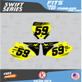 thumbnail image 3 of Kalair GFX Graphics Kit for Yamaha YZ450F (2006-2009) Swift Series, 3 of 5