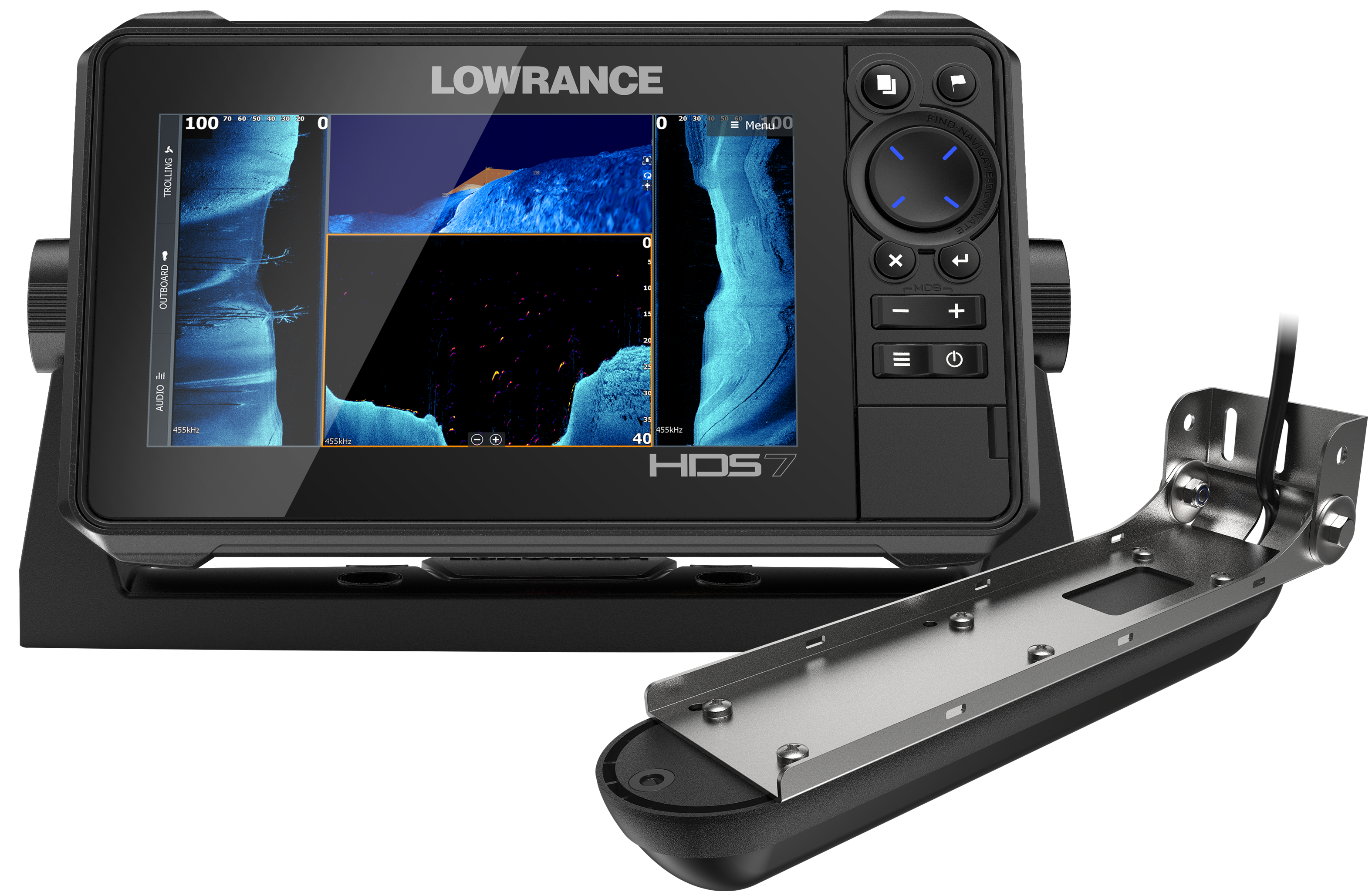 HDS-7 Live - 7-inch Fish Finder with Active Imaging 3 in 1 Transducer with Active Imaging Sonar FishReveal Fish Targeting and Smartphone Integration. Preloaded C-MAP US Enhanced Mapping - image 4 of 8