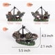 thumbnail image 3 of Accesorios de acuario para decoración de peces,Decoración de naufragio,Material de resina, decoraciones de barcos hundidos para favores de peces, 3 of 8