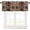 Style-14, variant on Rustic Farmhouse Kitchen Curtain Valance, Retro Cabin Lodge Country Bear Deer Hunting Wild Animal Plaid Window Valance, for Bedroom Living Room Cafe Bathroom 1 Panels W54xL18in