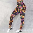 thumbnail image 2 of Arlun Carnival Leggings for Women High Waist Tummy Control Yoga Pants 2026 Fashion Mardi Gras Printed Lifting Sports Workout Running Casual Leggings 4-Black M, 2 of 4