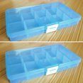 thumbnail image 1 of UDIYO 15 Slots Removable Transparent Jewelry Pill Storage Box Cases Holder Organizer, 1 of 7