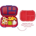 thumbnail image 2 of Plateau Bentgo Kids Chill avec Couvercle Transparent - Contenant de Préparation de Repas Réutilisable, Sans BPA, à 4 Compartiments avec Contrôle des Portions Intégré pour des Déjeuners Sains à Emporter (Rouge/royal), 2 of 4
