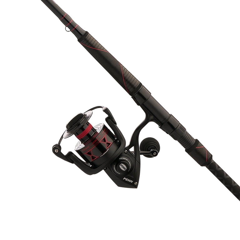 PENN Fierce IV LE Combo, 9' Medium Heavy Fishing Rod, 6000 Size