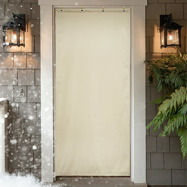  Thermal Insulated Door Curtain, Winter Doorway Cold