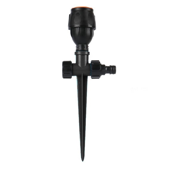 Garden Water Sprinkler Adjustable Rotating Irrigation System Spike Lawn Yard Outdoor Watering Tool for Plants Grass