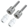 thumbnail image 6 of 2Pieces Thermowell Temperature Sensors Housing 8x50mm Durability Stainless Steel Immersions Sleeves Not Easy to Rusts, 6 of 8