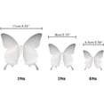 thumbnail image 4 of Espejo Mariposa Pared Calcomanía Mariposa Pared Pegatinas Ligero Duradero Decoración Del Hogar Para Puerta Restaurante 12 Uds 3D Yuarrent HA040375-00, 4 of 6