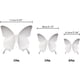 thumbnail image 4 of Espejo Mariposa Pared Calcomanía Mariposa Pared Pegatinas Ligero Duradero Decoración Del Hogar Para Puerta Restaurante 12 Uds 3D Scienceny HA040375-00, 4 of 6
