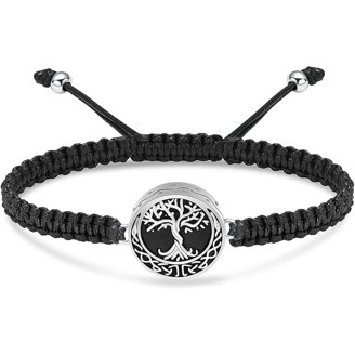 Oinsi Infinity Urn Bracelet – Stainless Steel & Leather Memorial Keepsake For Ashes, Cremation Jewelry With Filling Kit