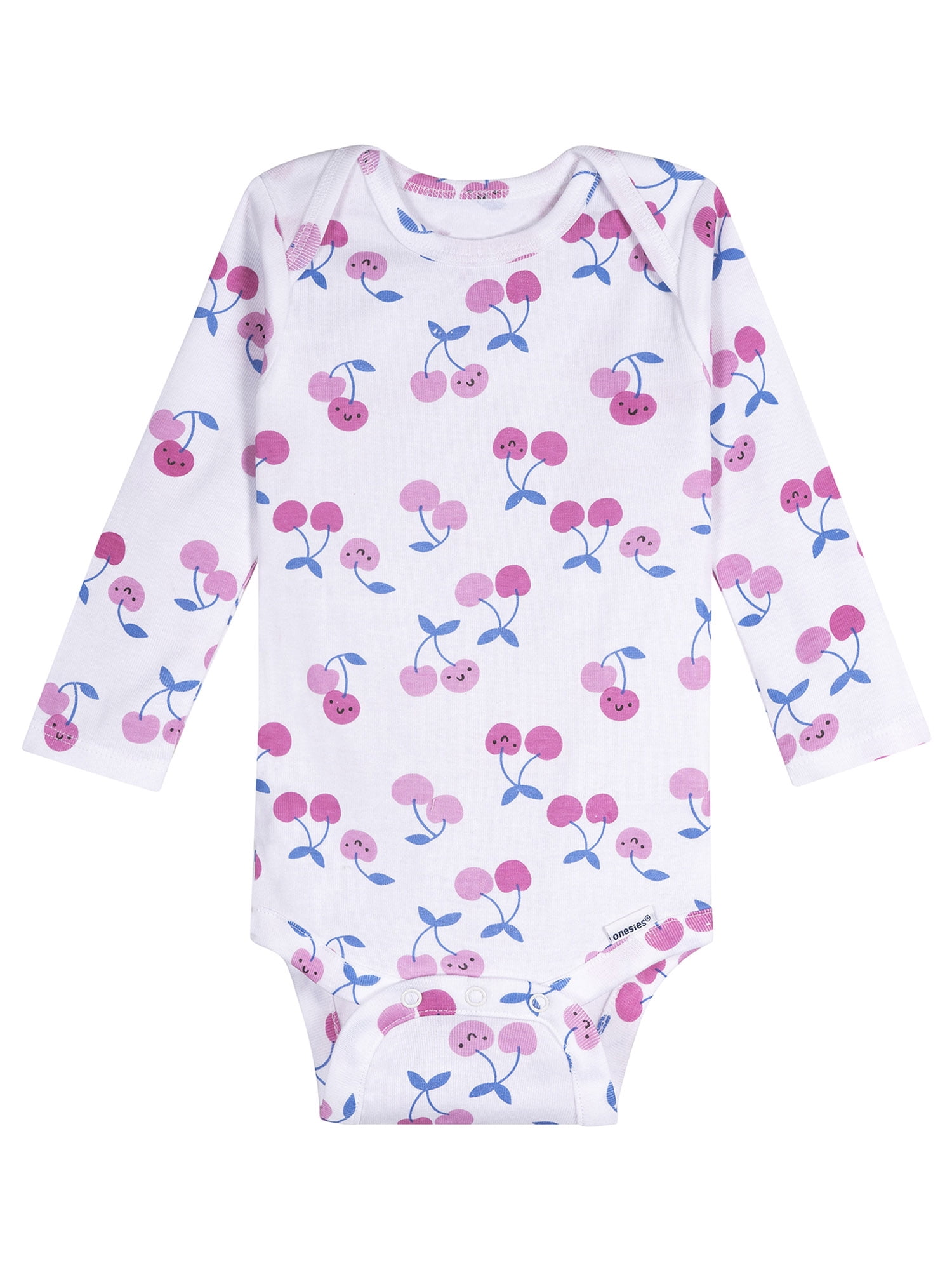Onesies Brand Baby Girl 6pc Bodysuits, Sizes (0-3 Months - 12 Months)