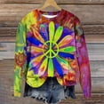thumbnail image 2 of Turilly Sweatshirts for Women Crewneck Casual Fall Long Sleeve Shirts Lightweight Pullover Loose Fit Tunic Top on, 2 of 4
