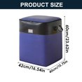 thumbnail image 3 of Storage & Moving Bag | Oimcto 100L Heavy-Duty Handles & Zippered Closure, Folds Flat, for Moving, Travel & Closet Organization, 3 of 7