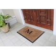 thumbnail image 3 of A1HC First Impression 30 in. x 48 in. Rubber and Coir Molded Double Monogrammed Door Mat, 3 of 9