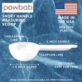 thumbnail image 5 of 1 Tablespoon Measure Spoon Short Handle Scoops for Canisters by . Made in USA. Dual Use Powder Measure for 1 Teaspoon to 1 Tablespoon Scoop. Protein, Spices, Coffee Scoop. BPA Free (10 count), 5 of 5