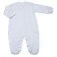thumbnail image 1 of Kissy Kissy - Simple Stripes Footie - Blue-Newborn, 1 of 3