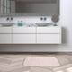 thumbnail image 4 of Fiudx Alfombrilla de Baño de Espuma Viscoelástica, Suave y Absorbente, Antideslizante, Lavable a Máquina, Ideal para El Baño y La Ducha, Colección de 4 Piezas., 4 of 6
