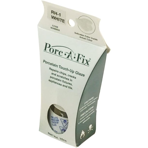 Rohl PORCAFIXALLIAWHITE PorcAFix Porcelain Repair Touch Up Glaze Kit