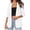 White, variant on PRETTYGARDEN Women's Spring Blazers Business Casual Outfits Open Front Ruched 3/4 Sleeve Lightweight Work Suits Jackets