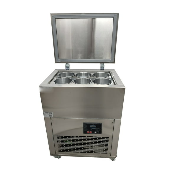 6 Buckets Commercial Ice Maker Machine Snow Icicle Maker 110V for Bars Restaurants Kitchens