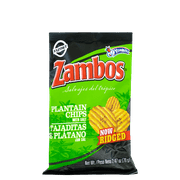 Zambos Ridge Salted Plantain Chips 2.5 oz (Pack of 6)
