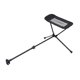 thumbnail image 2 of Silla hamaca plegable con reposapiés retráctil de 45 a 74 cm, montaje sencillo para senderismo. Negro, 2 of 8