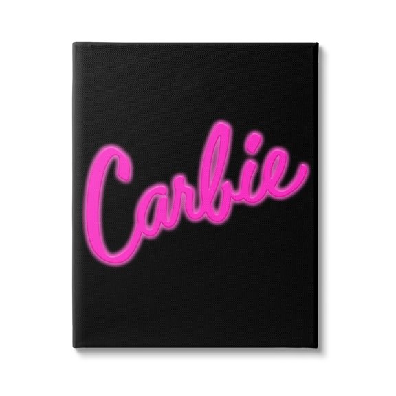 Stupell Industries Carbie Funny Food Phrase Inspirational Painting Gallery Wrapped Canvas Art Print Wall Art, 16 x 20