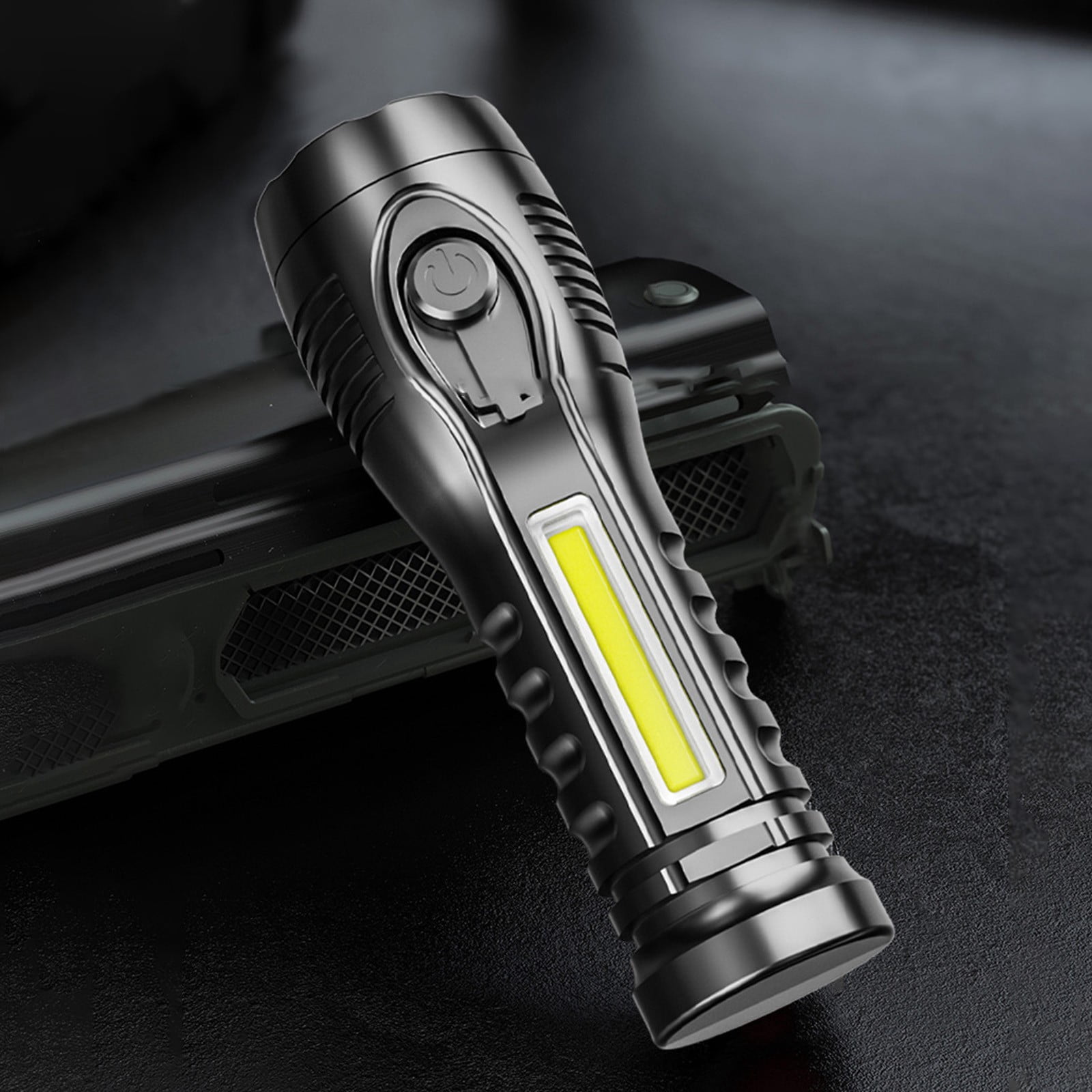IPEWLEX Rechargeable 20000 Lumen LED Flashlight with COB Work Light, IPX5 Water-Resistant, Ideal for Emergencies, Camping, and Outdoor Adventures