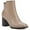 Beachwood/Smooth, variant on White Mountain Womens Vogued Faux Leather Ankle Booties