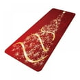 thumbnail image 2 of 3D Christmas Printed Bath Mats and Rugs, Flannel Fabric Non Slip Rubber Backing Absorbent Bathroom Rug Kitchen Rug Floor Carpet for Home Living Room Bedroom Dorm, 2 of 8