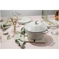thumbnail image 4 of STAUB La Cocotte 2.8 L Cast Iron Diamond Cocotte, White Truffle, 4 of 5